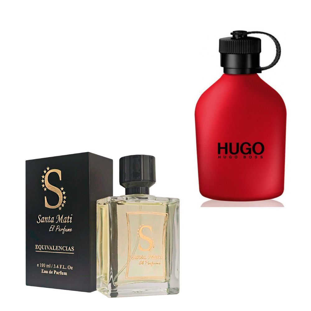 Perfume Rigo Bloss Rojo Equivalencia Feromonas Hugo Boss Red