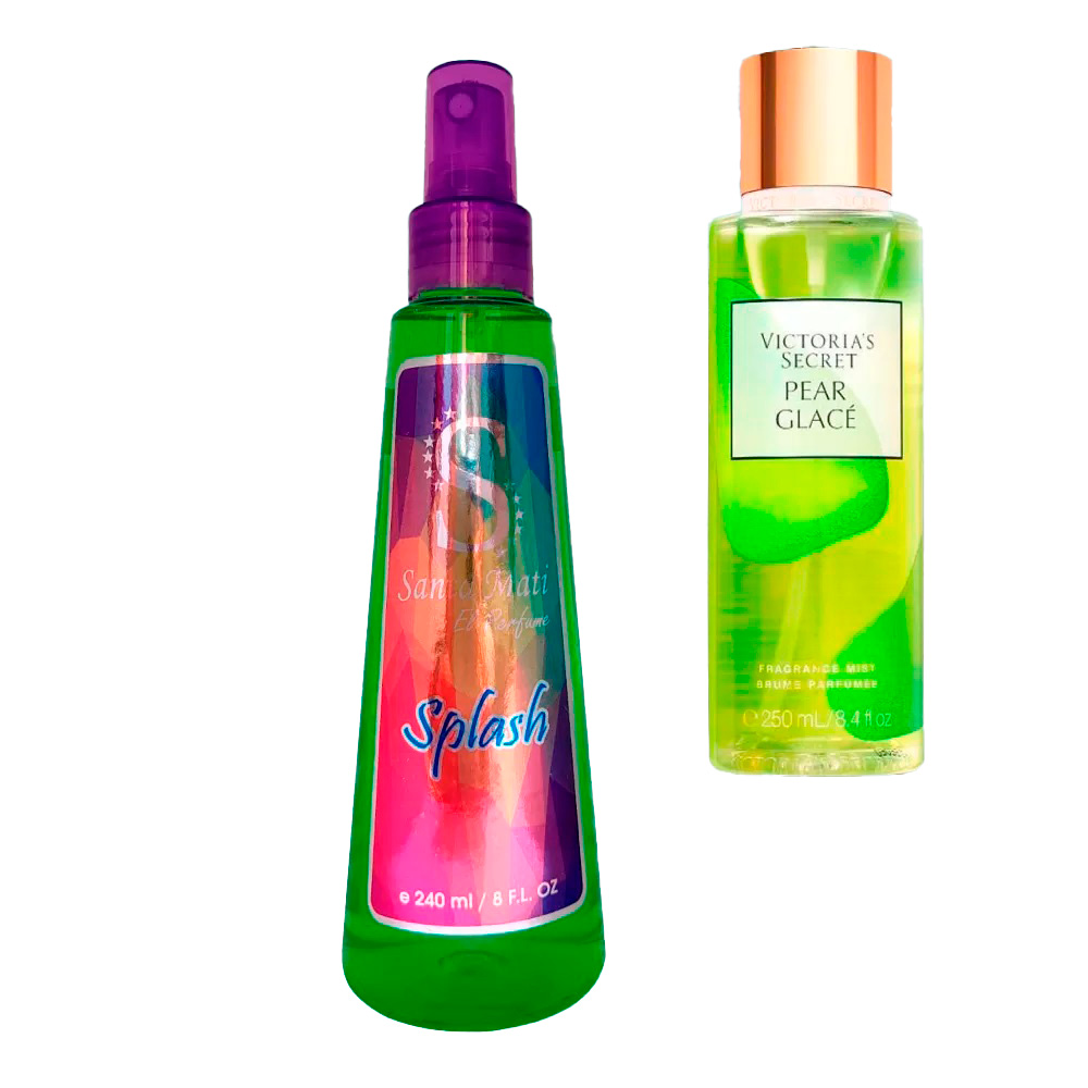 Splash Pear Glace Victoria Con Feromonas y Brillo Equivalencia